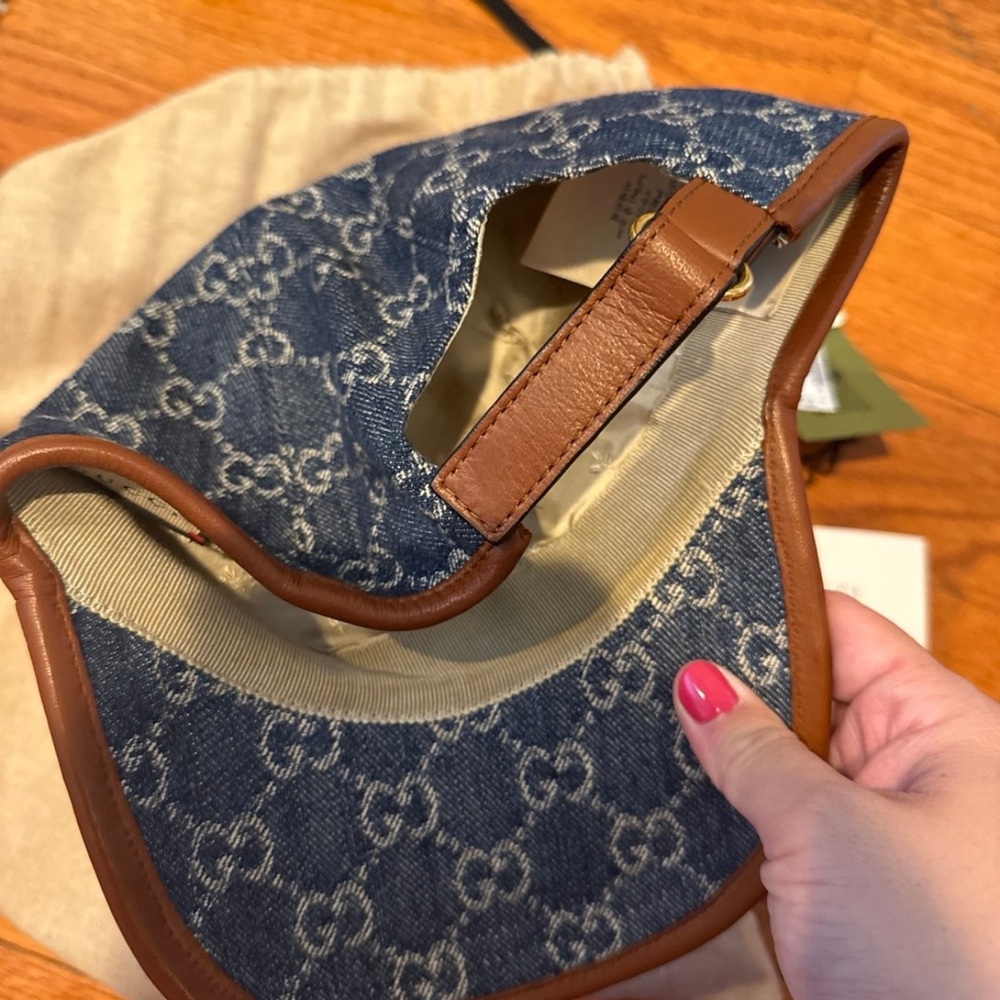 gucci denim baseball hat - Picture 3 of 9